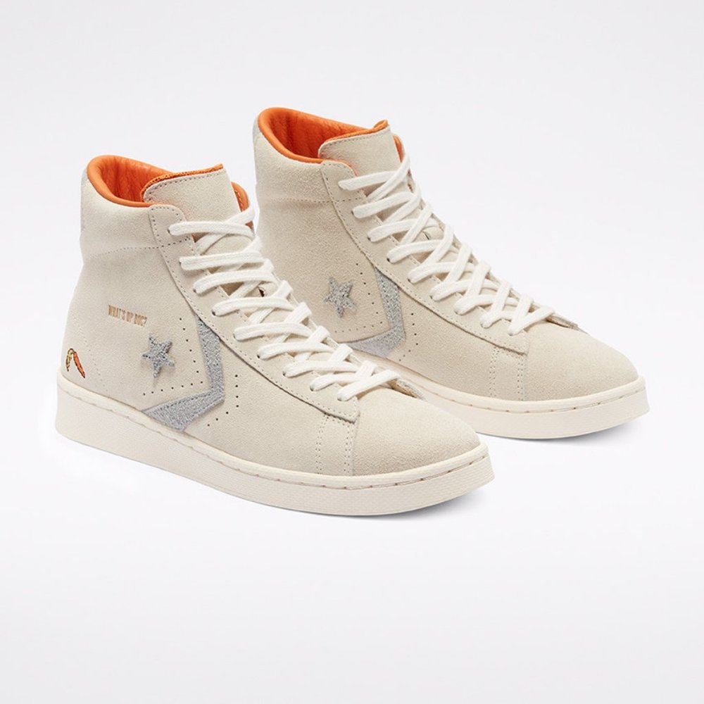Converse x Bugs Bunny Pro Leather Hi 169223C Size 6.5 Women's NWB - Picture 3 of 9